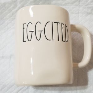 Rae Dunn Eggcited Mug. New!